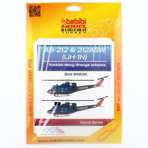 1/48 AB-212 & AB-212 ASW ( UH-1N) Türk Deniz Kuvvetleri Decal Çıkartma, Babibi DNT01024
