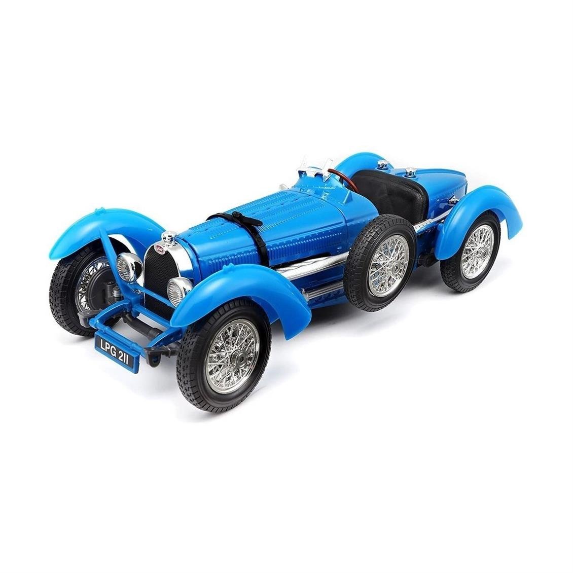 1/18 Bugatti Type 59 Mavi Diecast Araba, Bburago 12062