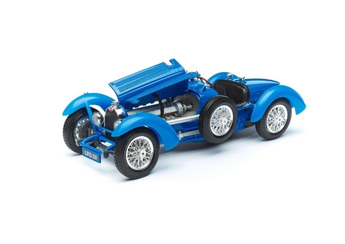 1/18 Bugatti Type 59 Mavi Diecast Araba, Bburago 12062 - Görsel 3