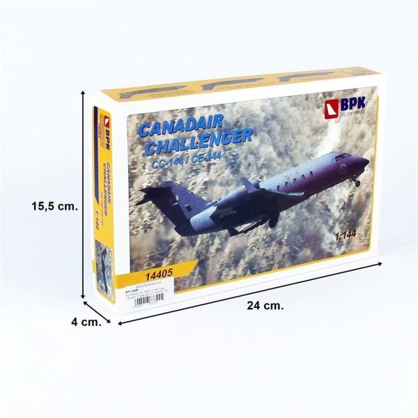 Big Planes Kits 14405 1/144 Canadair Challenger CC-144/CE-144 Yolcu Uçağı Plastik Model Kiti - Görsel 4