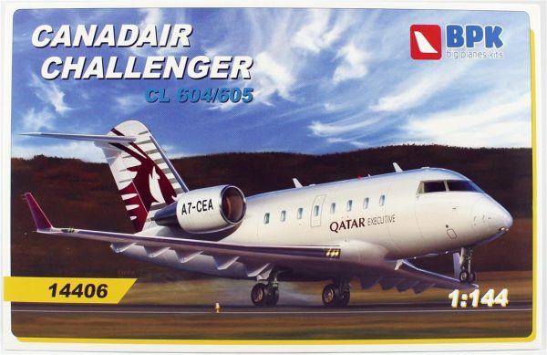 Big Planes Kits 14406 1/144 Canadair Challenger CL604/605 Yolcu Uçağı Plastik Model Kiti