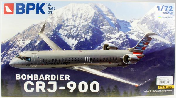 1/72 CRJ-900 American Eagle/Air Canada Yolcu Uçağı Maketi, Big Planes Kits 7216