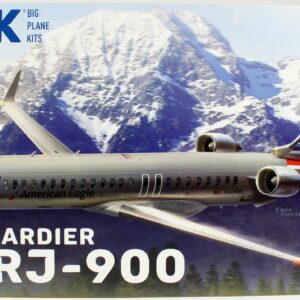 1/72 CRJ-900 American Eagle/Air Canada Yolcu Uçağı Maketi, Big Planes Kits 7216