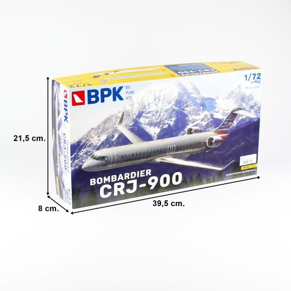 1/72 CRJ-900 American Eagle/Air Canada Yolcu Uçağı Maketi, Big Planes Kits 7216 - Görsel 4