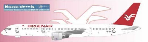 1/144 Birgenair B757, Nazca Decals Bır001