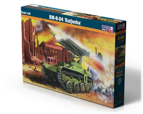 1/35 BM-8-24 (Katjusha) Zırhlı Roketatar Sistemi Maketi, Mister Craft E028