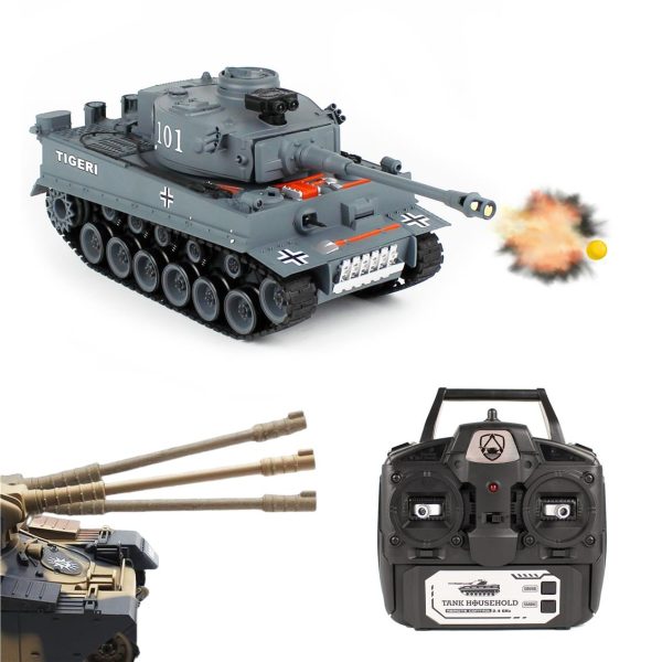 Alman Tıger Uzaktan Kumandalı Boncuk Atarak Savaşan Tank, Brother 70792054