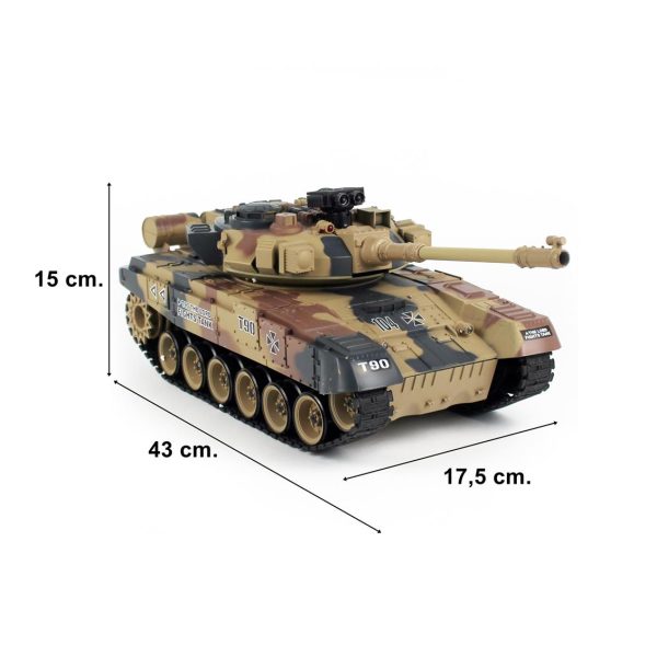 Rus T90 Uzaktan Kumandalı Boncuk Atarak Savaşan Tank, Brother 70792061 - Görsel 5
