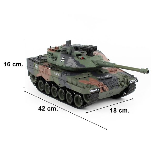 Alman Leopard 2 Uzaktan Kumandalı Boncuk Atarak Savaşan Tank, Brother 70792064 - Görsel 5
