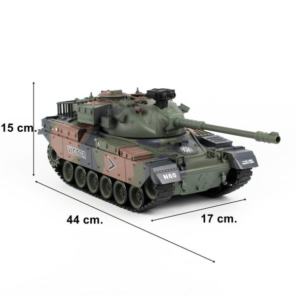 USA M60 Uzaktan Kumandalı Boncuk Atarak Savaşan Tank, Brother 70792067 - Görsel 5