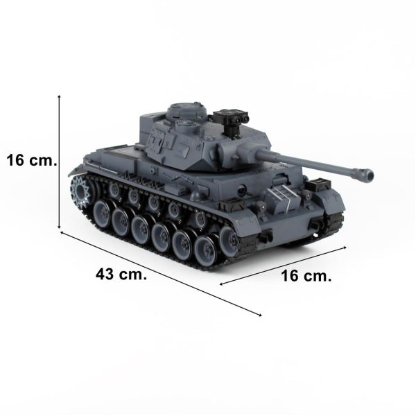 Alman Panther III Uzaktan Kumandalı Boncuk Atarak Savaşan Tank, Brother 70792069 - Görsel 5
