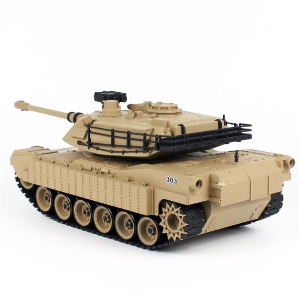 USA M1A2 Desert Yellow Uzaktan Kumandalı Boncuk Atarak Savaşan Tank, Brother 70792071 - Görsel 3