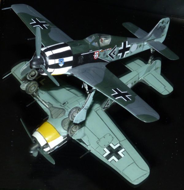1/72 Fw-190A-4 Savaş Uçağı Maketi, Mister Craft C001 - Görsel 4