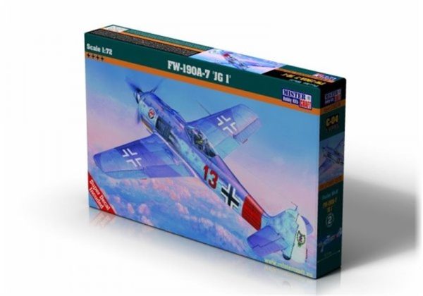 1/72 Fw-190A-7JG-1 Savaş Uçağı Maketi, Mister Craft C004