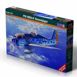 1/72 Fw-190A-8 (Rammjager) Savaş Uçağı Maketi, Mister Craft C005