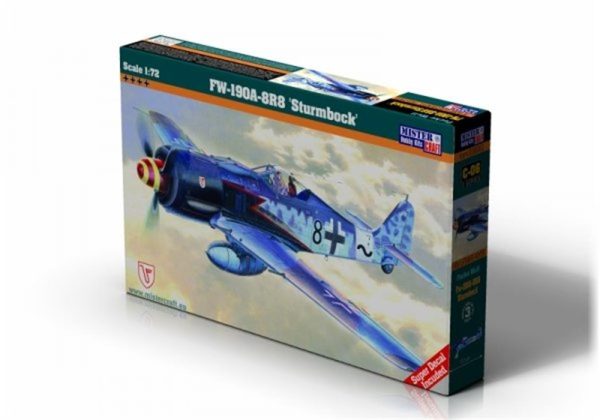 1/72 Fw-190A8R8 (Sturmbock) Savaş Uçağı Maketi, Mister Craft C006