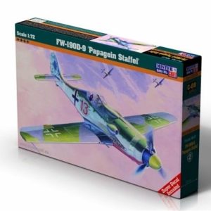 1/72 Fw-190D-9 (Papagein Staffel) Savaş Uçağı Maketi, Mister Craft C008