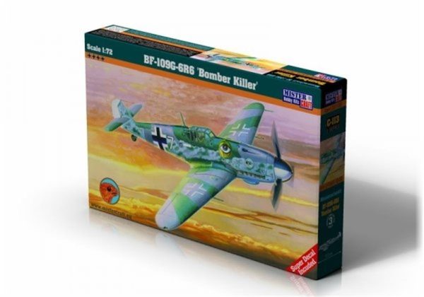 1/72 BF-109G-6R6 ( Bomber Killer) Savaş Uçağı Maketi, Mister Craft C113