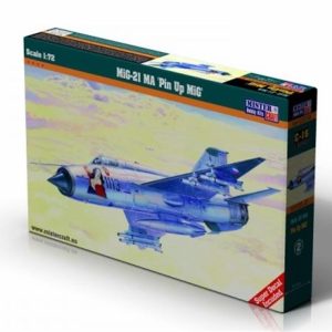 1/72 MiG-21MA (Pin up Girl) Savaş Uçağı Maketi, Mister Craft C017