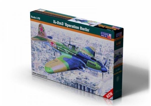 1/72 IL-2m3 (Operation Berlin) Savaş Uçağı Maketi, Mister Craft C028