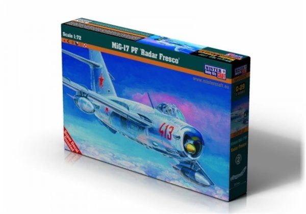 1/72 MiG-17 PF (Radar Fresco) Savaş Uçağı Maketi, Mister Craft C029