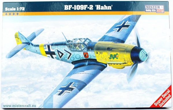 1/72 BF-109F-4 (Hahn) Savaş Uçağı Maketi, Mister Craft C035