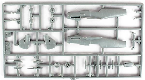 1/72 BF-109F-4 (Hahn) Savaş Uçağı Maketi, Mister Craft C035 - Görsel 3