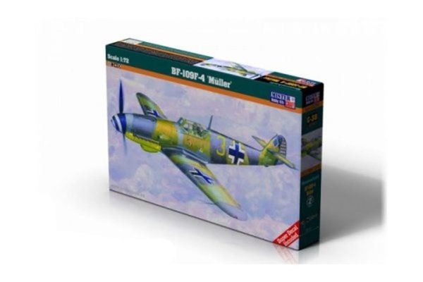 1/72 BF-109F-4 (Muller) Savaş Uçağı Maketi, Mister Craft C038