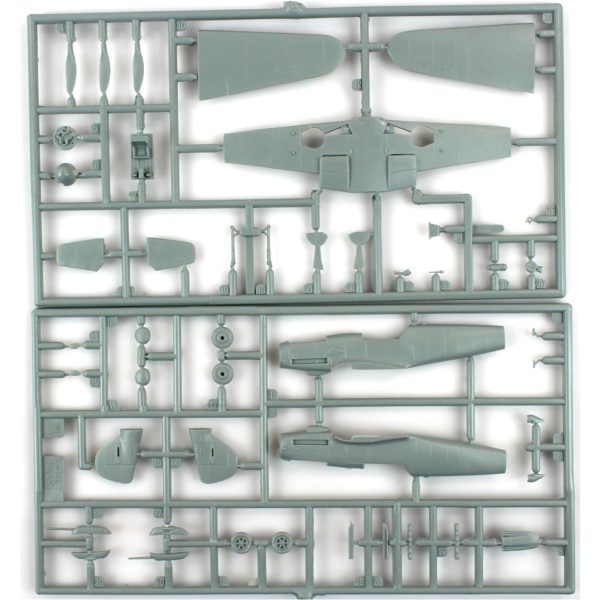 1/72 BF-109F-4/trop (Marseille) Savaş Uçağı Maketi, Mister Craft C040 - Görsel 3