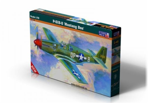 1/72 P-51 B-5 (Bee) Savaş Uçağı Maketi, Mister Craft C048