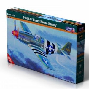1/72 P-51 B-5 (Hurry Home Honey) Savaş Uçağı Maketi, Mister Craft C049