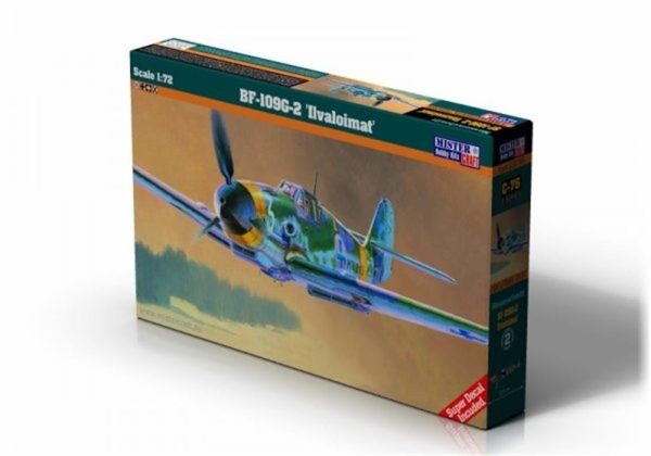 1/72 BF-109G-2 ( Ilmavoimat) Savaş Uçağı Maketi, Mister Craft C076