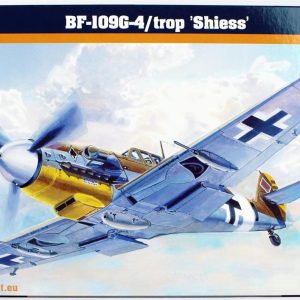 1/72 BF-109G-4/trop (Shiess) Savaş Uçağı Maketi, Mister Craft C088