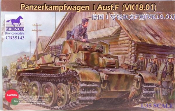 1/35 Panzerkampfwagen I Ausf.F(VK18.01) Maketi, Bronco Model 35143
