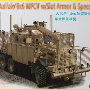 1/35 BUFFALO 6x6 MPCV w/Slat Armor and Spa Maketi, Bronco Model 35145