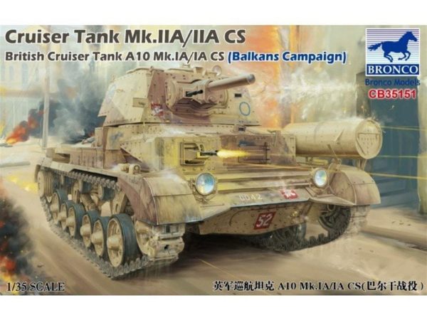 1/35 Cruiser Tank Mk.IIA/IIA CS British Cr Maketi, Bronco Model 35151