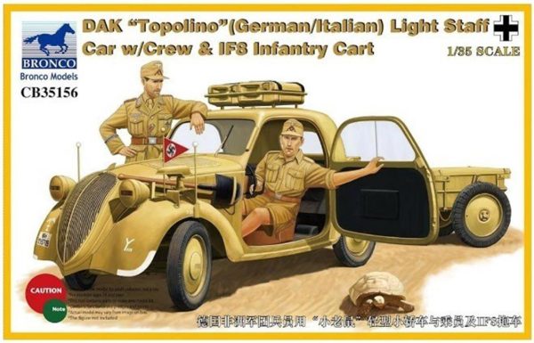 1/35 DAK Topolino (German/Italian)Light St Maketi, Bronco Model 35156