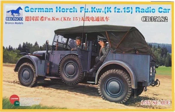 1/35 German Horch Fu.Kw.(Kfz.15) Radio Car Maketi, Bronco Model 35182
