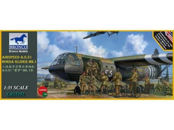 1/35 Airspeed A.S.51 Horsa Glider Mk.I. Maketi, Bronco Model 35195