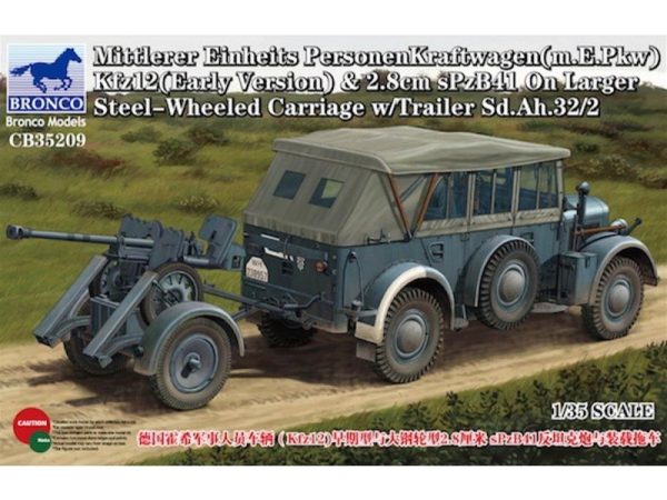 1/35 Mittlerer Einheits PersonenKraftwagen Maketi, Bronco Model 35209