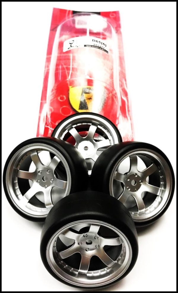 Painting Wheel-Drift Tire, Correct Model 1/10 D6S(6)