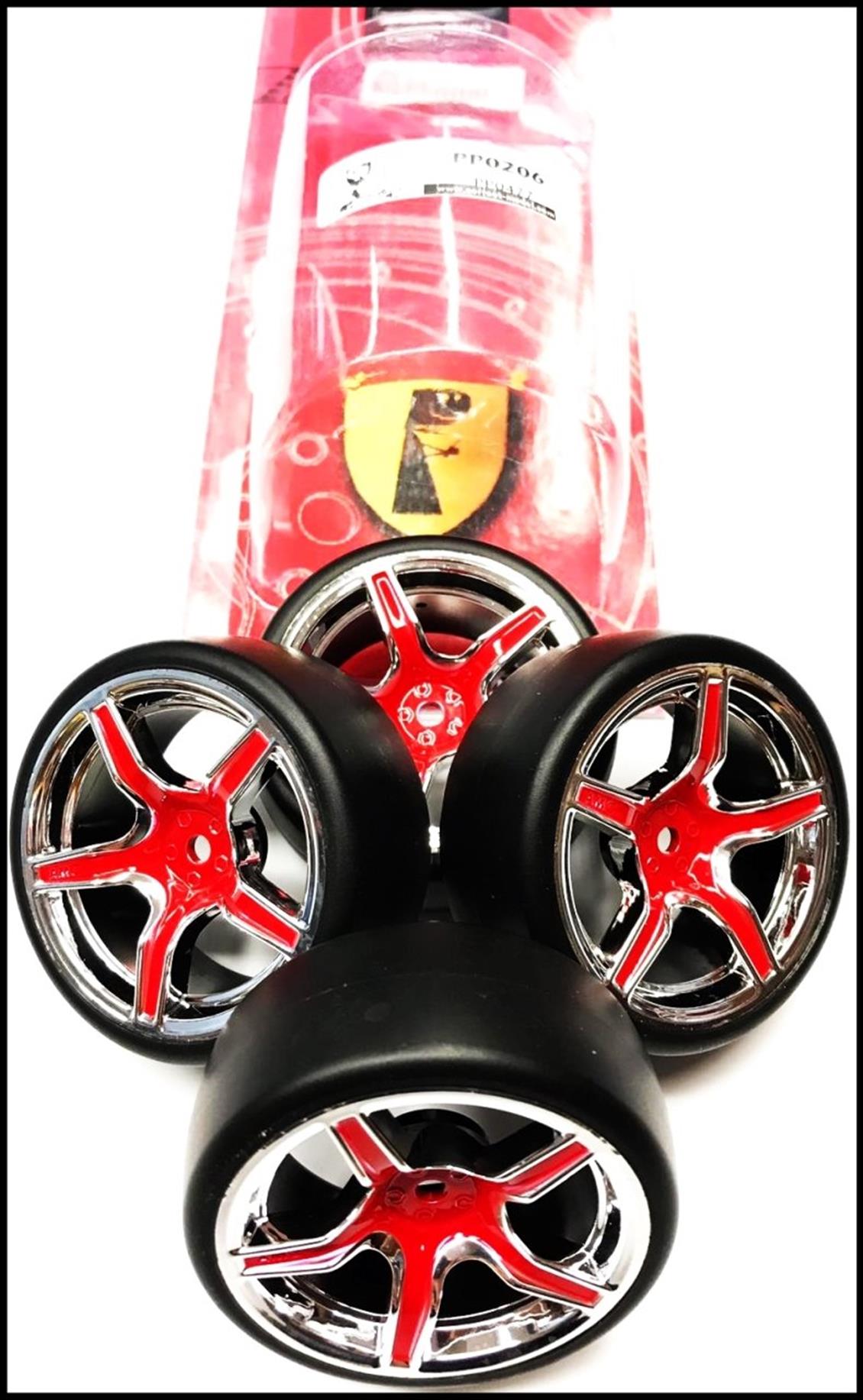 1/10 Painting Wheel-Drift Tire A63Cr, Correct Model Pp0206