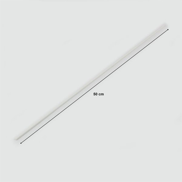 MA01-16 Maketler İçin ABS Kare Tüp Çubuk 3x3x500 Mm, CP Model - Görsel 2