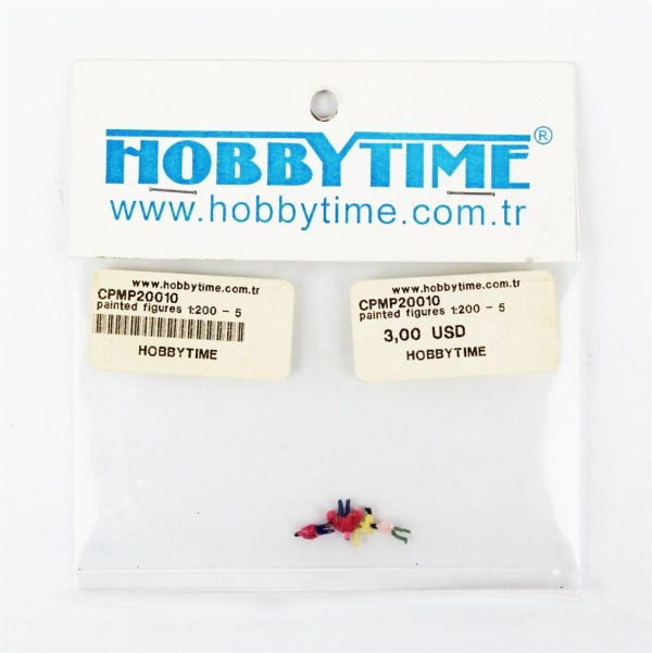 P200-10 1/200 Boyalı İnsan Figürü Maketi 5 Adet, CP Model