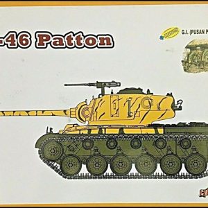 1/35 M-46 Patton Tankı ve Pusan Perimeter 1950 Figür Maketi Seti, CyberHobby 9147