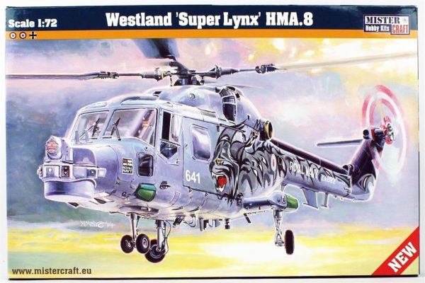 1/72 Westland Super Lynx HMA. Helikopter Maketi, Mister Craft D002
