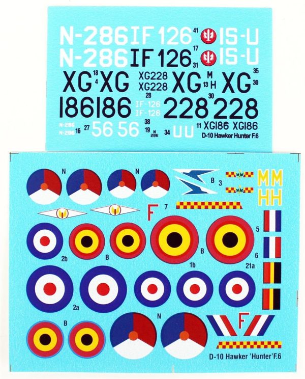 1/72 Hawker Hunter F.Mk.6 Savaş Uçağı Maketi, Mister Craft D010 - Görsel 3