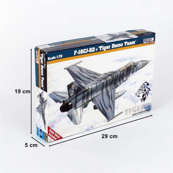 1/72 F-16CJ-52+ (Kaplan Takımı) Savaş Uçağı Maketi, Mister Craft D115 - Görsel 5