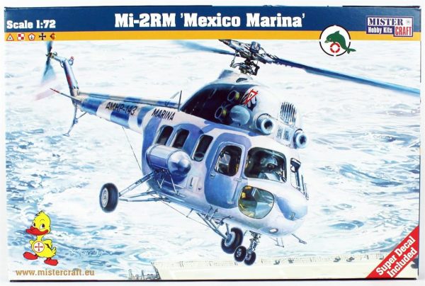 1/72 Mi-2 (Meksika Donanması) Helikopter Maketi, Mister Craft D150