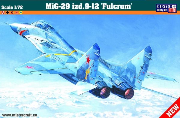 1/72 MIG-29 izd. 9-12 Fulcrum Savaş Uçağı Maketi, Mister Craft D020